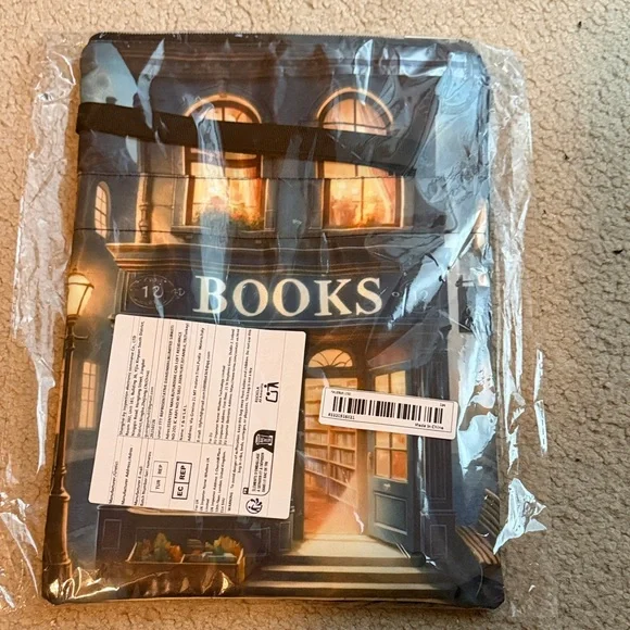 Charming Bookstore Tablet Case or book sleeve - Picture 2 of 4